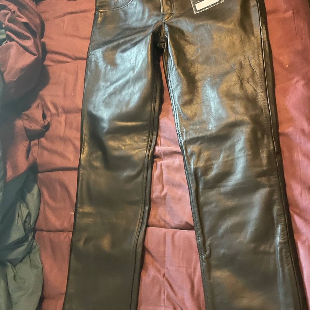 Men’s Tschul leather pants